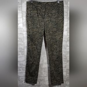 Worth New York Camo Print Polished Cotton Pants